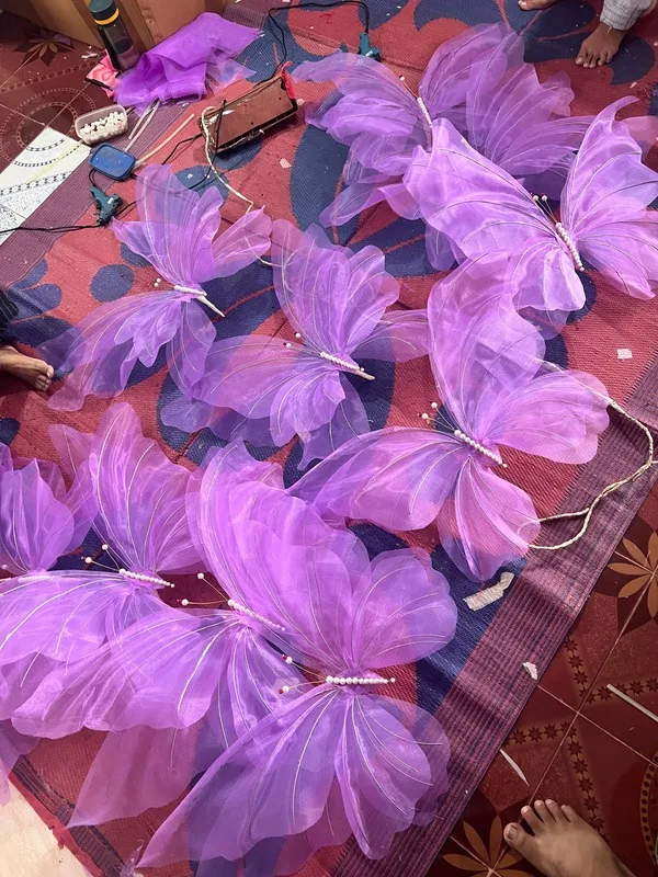 Organza Butterfly decor
